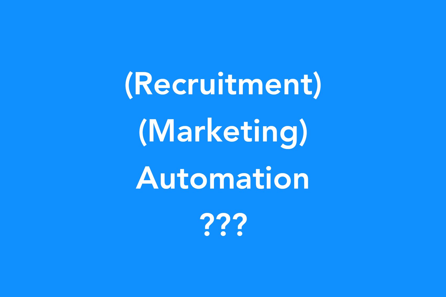 Het probleem en belang van recruitment marketing automation
