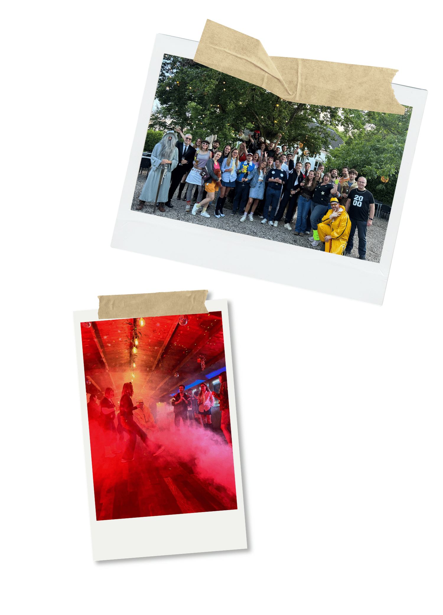 Met het team eventjes terug naar de jaren 2000